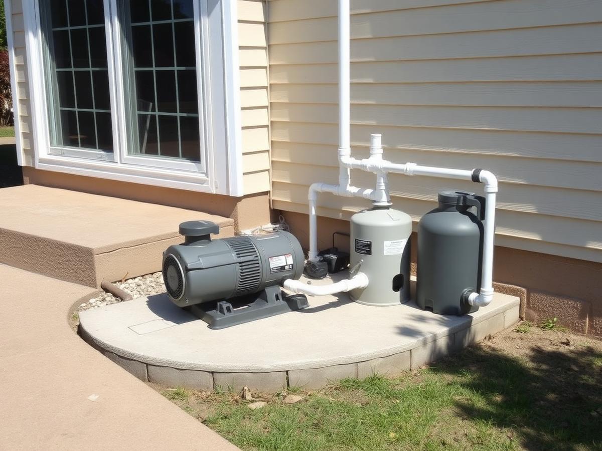 Pool pump and filter equipment pad